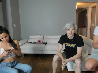 thejohnnystone gorgeous bitches caress intimate places