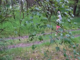 Caught in the woods and fucked