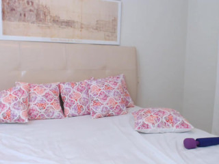 ANGIE Cute female fucks pussy with phallus