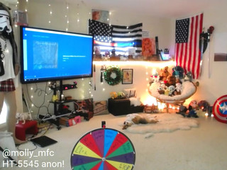 MissMolly Cutie in white panties