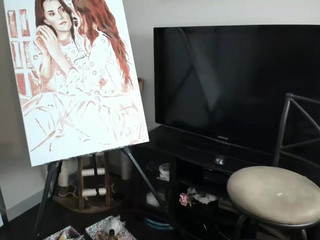 cutiepainter Passionate skin jumps on a dildo