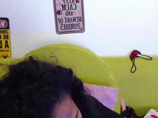 california_lovers Black-haired handjob lying on the couch