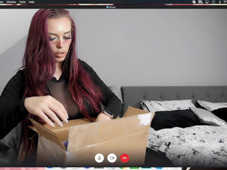 KimberleyJx Stylish blonde exudes on the couch