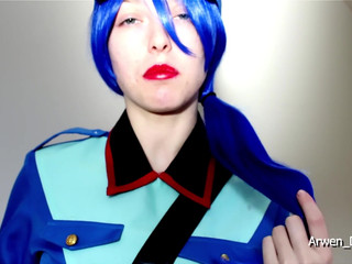 Arwen Datnoid Depraved mare caresses big tits