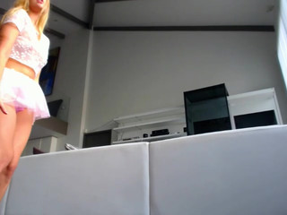 porn hd charming whore sticks dildo in the vagina