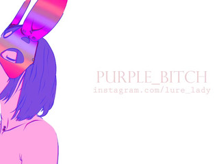 purple_bitch sweet coquette flaunts her body