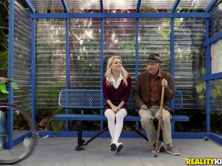 Abella Danger young trash masturbates shaved pussy