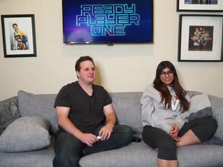 Mia Khalifa shy teen masturbates pussy with sex toy