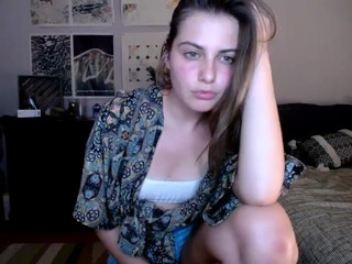 littlestleobaby skinny pussy caresses shaved pussy