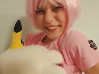 Chloe Toy  lustful woman fucks vagina with phallus