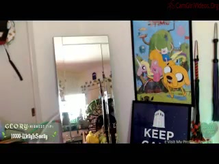 ashe maree cute lady undresses in front of the camera