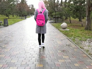 Marcelin Abadir adorable chick pulls the vagina with fingers