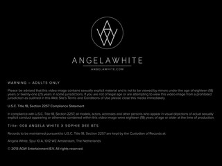 Angela White big ass blonde in stockings twisting her ass