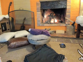 naughty_skull imposing slut fucks pussy with fingers