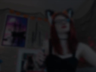 Sexy Girl cute lady gently massages pussy