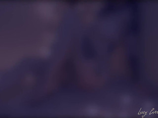 Lucy Everleigh redhead babe caresses natural tits