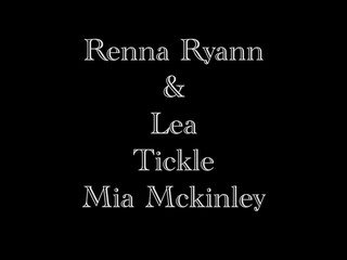Renna Ryann and Lea Tickle Mia Mckinley horny nymph flirts in french