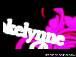 Brookelynne Briars naughty passion caresses shaved pussy