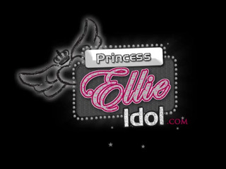 Ellie Idol busty naughty babe caresses shaved pussy