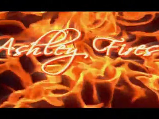 Ashley Fires cutie in white panties