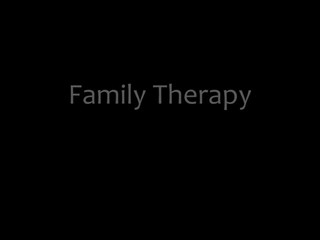 Family Therapy big breasted slut gently wrestles pussy