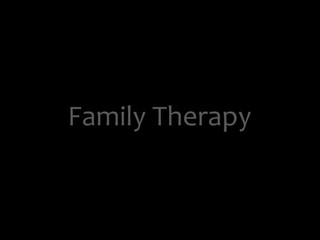 Family Therapy cute slut fucks her dildo