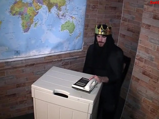 Primal's Darkside Superheroine the bitch paid the courier for the pizza