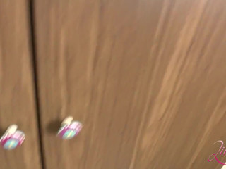 Lilly Lil incredibly passionate striptease