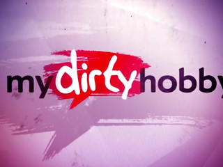 Mydirtyhobby undresses in front of the camera