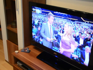 Young Devotion blonde takes off her stockings and daubs