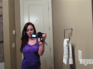 Bryci cute lush bitch pulls pussy