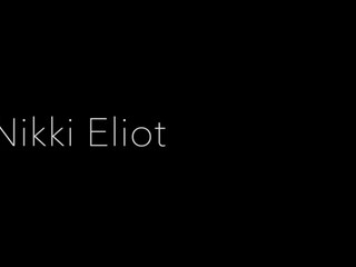 Nikki Lust openwork blonde dancing a striptease