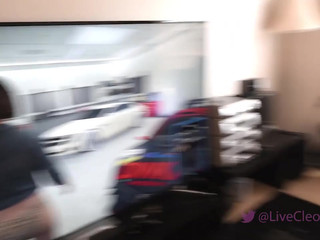 LiveCleo  private  with a toy