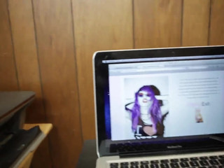 Cherrycrush gorgeous mare is hammered in pussy