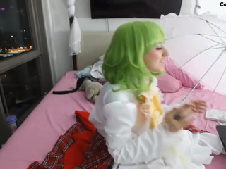 Lana Rain top-notch model rubs big tits