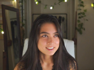 nataliarain gorgeous female licks dildo