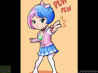 Lana Rain slutty schoolgirl