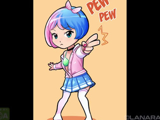 Lana Rain black haired babe shaved shaved cap