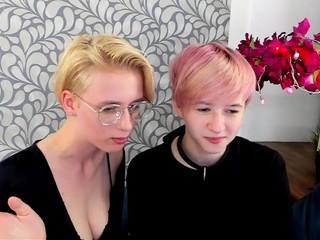 brittany_and_rita red-haired schoolgirl caresses shaved cunt