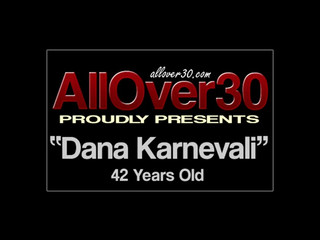 Dana Karnevali  busty hottie caresses shaved pussy