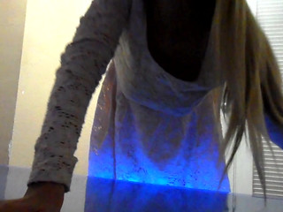 Tanning beautiful passionate sport with dildo