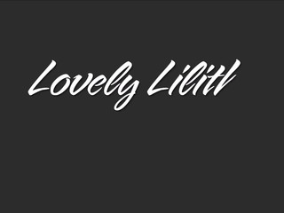 Lovely bitch in stockings gets squirt