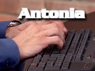 Antonia-19 mydirtyhobby cute lady caresses shaved vagina