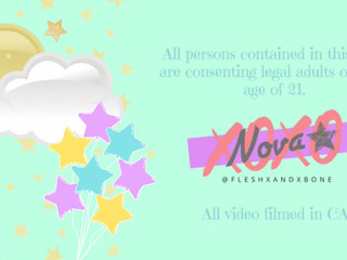 fleshxandxbone pretty lady undresses in the kitchen