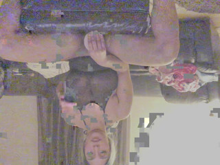 daddy slave appetizing model fucks herself with a phallus