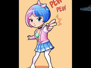 Lana Rain lustful woman fucks vagina with phallus