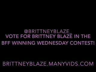 BrittneyBlaze manyvids cutie whore fucks vagina hard