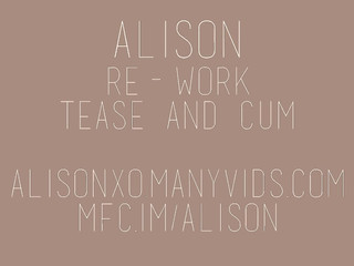 AlisonXo manyvids naughty young lady fucks with sex machine