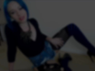 Epiphany Jones manyvids crazy girl swallows dildo and jerks pussy