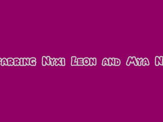 Nyxi_Leon  manyvids juicy wench plays her pussy through panties